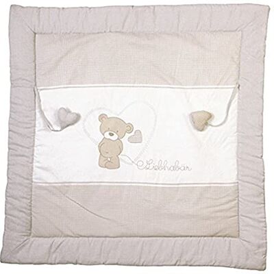 roba Tapis d'Éveil Ourson Liebhabaer en Coton 100 x 100 cm Tapis de Jeu pour Parc Bébé roba Tapis d'Éveil Ourson Liebhabaer en Coton 100 x 100 cm Tapis de Jeu pour Parc Bébé