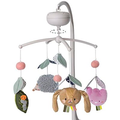 Taf Toys Mobile de berceau avec sons apaisants, mouvement et 30 minutes de musique relaxante, mobile pour bébé garçon et fille, jouet de chambre à coucher à suspendre Taf Toys Mobile de berceau avec sons apaisants, mouvement et 30 minutes de musique relaxante, mobile pour bébé garçon et fille, jouet de chambre à coucher à suspendre