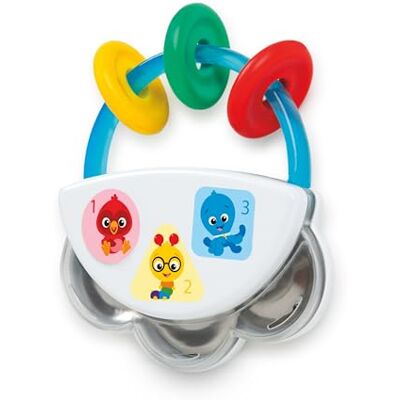 Baby Einstein , Jouet musical et hochet Tiny Tambourine, sans BPA, Jouet nomade, Développement de la motricité, Eveil sensoriel, A partir de 3 mois Baby Einstein , Jouet musical et hochet Tiny Tambourine, sans BPA, Jouet nomade, Développement de la motricité, Eveil sensoriel, A partir de 3 mois