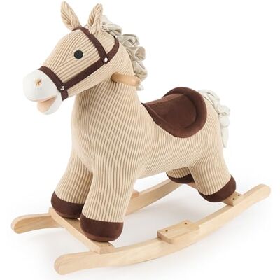 BIECO Cheval à bascule en peluche Lucky 68 cm Chaise à bascule pour enfant Balançoire pour bébé balançoire pour bébé à partir de 1 an Jouet à bascule en bois à partir du 1er an BIECO Cheval à bascule en peluche Lucky 68 cm Chaise à bascule pour enfant Balançoire pour bébé balançoire pour bébé à partir de 1 an Jouet à bascule en bois à partir du 1er an