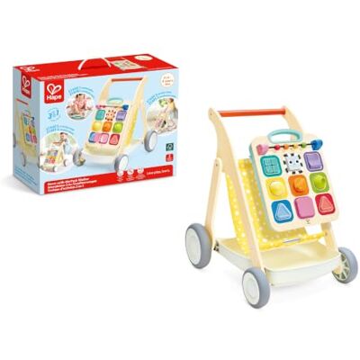 Hape Poussette d'apprentissage 3 en 1, centre d'activités, Baby Walker à partir de 6 mois Hape Poussette d'apprentissage 3 en 1, centre d'activités, Baby Walker à partir de 6 mois