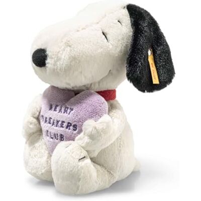Steiff Snoopy Heartbreakers Club 024450 Peluche mignonne pour garçon, fille et bébé à partir de 0 mois, 22 cm, blanc Steiff Snoopy Heartbreakers Club 024450 Peluche mignonne pour garçon, fille et bébé à partir de 0 mois, 22 cm, blanc