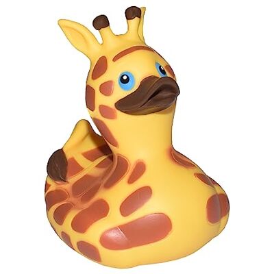 WILD REPUBLIC Rubber Duck Girafe, Canard en Caoutchouc, Jouet de Bain, Idée Cadeau pour Bébé, Canard en Plastique, Super Cadeau pour Les Enfants et Les Adultes, 10 cm, 4 WILD REPUBLIC Rubber Duck Girafe, Canard en Caoutchouc, Jouet de Bain, Idée Cadeau pour Bébé, Canard en Plastique, Super Cadeau pour Les Enfants et Les Adultes, 10 cm, 4
