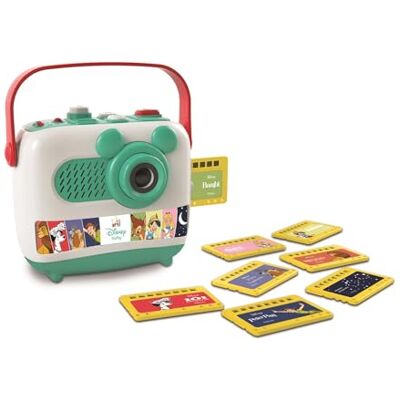 Clementoni Projecteur Contes Disney Conte avec 8 histoires Disney avec images et son Idéal pour l'heure du coucher Bébés à partir de 12 mois Version portugaise, 67799 Clementoni Projecteur Contes Disney Conte avec 8 histoires Disney avec images et son Idéal pour l'heure du coucher Bébés à partir de 12 mois Version portugaise, 67799