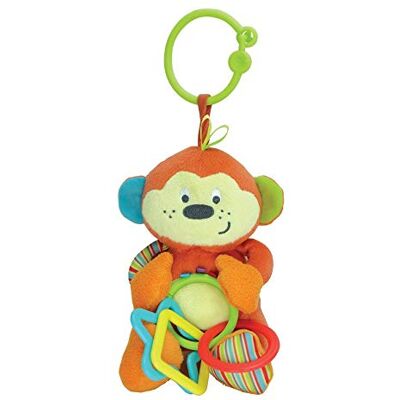 winfun Little Pals Hochet bouclé avec anneaux winfun Little Pals Hochet bouclé avec anneaux