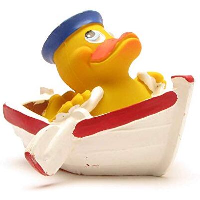 Duckshop I Canard de bain I Canard couineur I Bateau de rameur I L 10,5 cm Duckshop I Canard de bain I Canard couineur I Bateau de rameur I L 10,5 cm