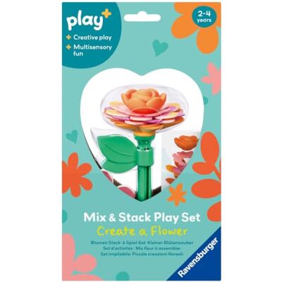 Ravensburger Play+ Blumen Steck- und Spiel-Set: Kleiner Blütenzauber Orange AB 2 Jahre Ravensburger Play+ Blumen Steck- und Spiel-Set: Kleiner Blütenzauber Orange AB 2 Jahre