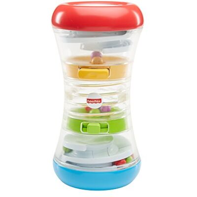 Fisher Price Tour d'activités pour Le Jeu Assis ou à Quatre Pattes, Bruit de hochet, Jouet pour bébé dès 9 Mois Fisher Price Tour d'activités pour Le Jeu Assis ou à Quatre Pattes, Bruit de hochet, Jouet pour bébé dès 9 Mois