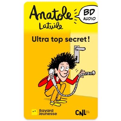 YOTO Anatole Latuile : Ultra Top Secret !, Livre Audio pour Enfants en français, à écouter sur conteuse veilleuse Boîte à Histoires Player et Mini, Humour Enfant, premières BD 6 à 10 Ans YOTO Anatole Latuile : Ultra Top Secret !, Livre Audio pour Enfants en français, à écouter sur conteuse veilleuse Boîte à Histoires Player et Mini, Humour Enfant, premières BD 6 à 10 Ans