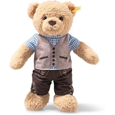 Steiff Peluche Ben l'ours en tenue bavaroise, Adorable compagnon, Enfants, garçons et filles, Friends, 30 cm, Beige, 988684 Steiff Peluche Ben l'ours en tenue bavaroise, Adorable compagnon, Enfants, garçons et filles, Friends, 30 cm, Beige, 988684