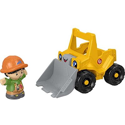 Fisher Price Little People Bulldozer, push-along toy construction vehicle with figure for toddlers and preschool kids ages 1 to 5 years Fisher Price Little People Bulldozer, push-along toy construction vehicle with figure for toddlers and preschool kids ages 1 to 5 years