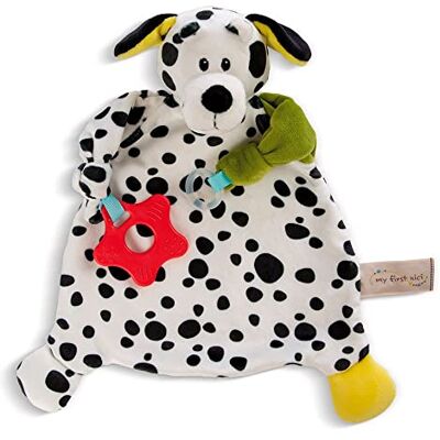 NICI 48896 Doudou Dalmatien 25 x 25 cm – Doudou mignon à partir de 0 mois pour filles, garçons et bébés – Excellente idée cadeau – Beige NICI 48896 Doudou Dalmatien 25 x 25 cm – Doudou mignon à partir de 0 mois pour filles, garçons et bébés – Excellente idée cadeau – Beige