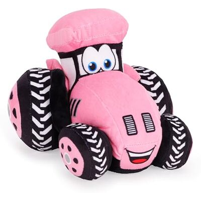 Toyland ® Tracteur de ferme en peluche de 21 cm – Décoration de chambre pour garçons et filles (rose) Toyland ® Tracteur de ferme en peluche de 21 cm – Décoration de chambre pour garçons et filles (rose)