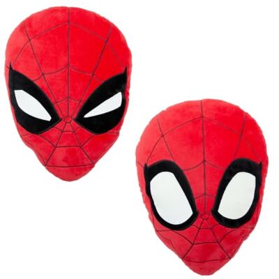 Disney Spiderman Coussin de forme officielle Tête de Spiderman Coussin en peluche rembourré Design Adventure Parfait pour chambre ou jeu Disney Spiderman Coussin de forme officielle Tête de Spiderman Coussin en peluche rembourré Design Adventure Parfait pour chambre ou jeu