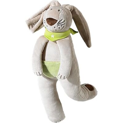 Haba Nuggi Schnullerhase - Peluche douce, porte-sucette, dès 1 mois Haba Nuggi Schnullerhase - Peluche douce, porte-sucette, dès 1 mois