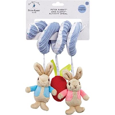 Rainbow Designs Spirale d'activités pour bébés Pierre Lapin, de Spirale d'activités, jouet pour landau et siège de voiture Jouets de développement précoce Rainbow Designs Spirale d'activités pour bébés Pierre Lapin, de Spirale d'activités, jouet pour landau et siège de voiture Jouets de développement précoce
