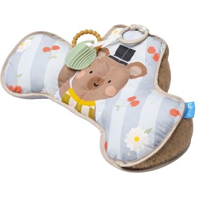 Taf Toys Coussin Tummy Time Bébé Ours – Coussin Ventral d’Éveil avec 2 Jouets Amovibles – Développement Motricité et Muscles du Cou – Dès la Naissance – 40x27x11 cm 13715 Taf Toys Coussin Tummy Time Bébé Ours – Coussin Ventral d’Éveil avec 2 Jouets Amovibles – Développement Motricité et Muscles du Cou – Dès la Naissance – 40x27x11 cm 13715