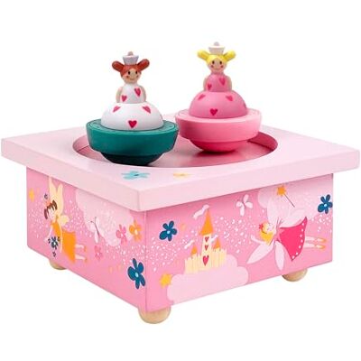 Trousselier Sœurs Princesses Boîte à Musique Dancing Idéal Cadeau de Naissance 2 Figurines Amovibles Fonctionnement Simple Musique Beautifull Dreamer Colori Rose Trousselier Sœurs Princesses Boîte à Musique Dancing Idéal Cadeau de Naissance 2 Figurines Amovibles Fonctionnement Simple Musique Beautifull Dreamer Colori Rose