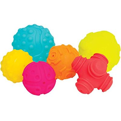 Playgro Balles Sensorielles, À partir de 6 mois, Multicolore, 40195 Playgro Balles Sensorielles, À partir de 6 mois, Multicolore, 40195