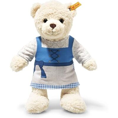 Steiff Peluche Mila l'ourse en dirndl, Adorable compagne avec yeux en plastique, Enfants, garçons et filles, Friends, 30 cm, Beige, 988639 Steiff Peluche Mila l'ourse en dirndl, Adorable compagne avec yeux en plastique, Enfants, garçons et filles, Friends, 30 cm, Beige, 988639