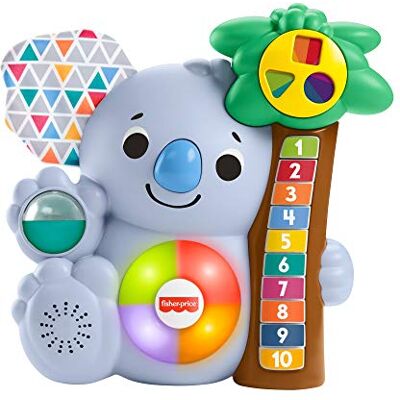 Fisher Price GRG67 LinkiLinkis Koala Jouet éducatif musical pour bébés et tout-petits Jouet pour bébé à partir de 9 mois Fisher Price GRG67 LinkiLinkis Koala Jouet éducatif musical pour bébés et tout-petits Jouet pour bébé à partir de 9 mois