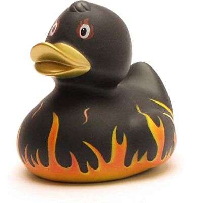 Duckshop Canard de Bain feu Canard de Plastique L: 8,5 cm Duckshop Canard de Bain feu Canard de Plastique L: 8,5 cm