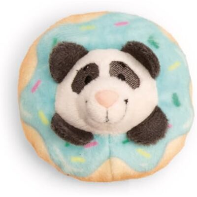 NICI 61874 Mag Mini panda, avec donut, 7 cm, Blanc, Doudou avec aimant, Adhère aux surfaces métalliques, tableaux magnétiques et poignées de sac comme compagnon de voyage, idée cadeau NICI 61874 Mag Mini panda, avec donut, 7 cm, Blanc, Doudou avec aimant, Adhère aux surfaces métalliques, tableaux magnétiques et poignées de sac comme compagnon de voyage, idée cadeau