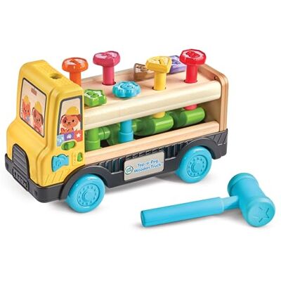 VTech Leapfrog Marteau de forme Tap Tap, Camion interactif, 3 modes de jeu, apprentissage des formes, musique, chansons, version ESP VTech Leapfrog Marteau de forme Tap Tap, Camion interactif, 3 modes de jeu, apprentissage des formes, musique, chansons, version ESP