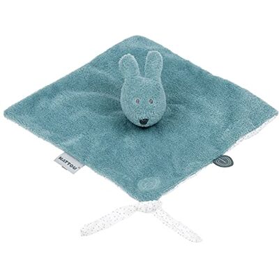 Nattou Doudou en polyester (éponge), lapin Bonnie, accompagnateur dès la naissance, Susie et Bonnie, Vert 27 x 27 cm Nattou Doudou en polyester (éponge), lapin Bonnie, accompagnateur dès la naissance, Susie et Bonnie, Vert 27 x 27 cm