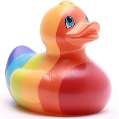 Duckshop Canard de bain Rainbow I L9,5 cm I Canard de bain I Cadeau pour amis Duckshop Canard de bain Rainbow I L9,5 cm I Canard de bain I Cadeau pour amis