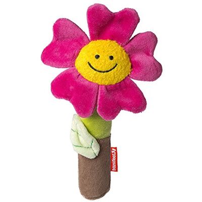 Duckshop Hochet en peluche avec fonction couineur pour bébé Duckshop Hochet en peluche avec fonction couineur pour bébé