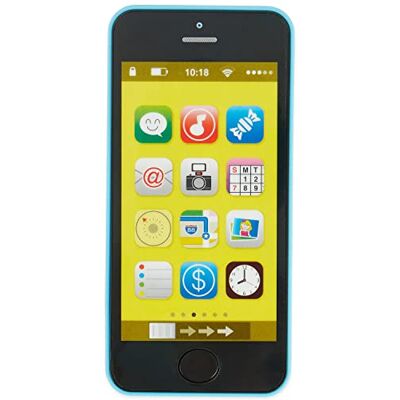 BIECO Smartphone éducatif pour enfants Téléphone portable avec 40 sons et lumières clignotantes Jouet pour bébé à partir de 6 mois Musique, jouets pour enfants Jeu pour bébé BIECO Smartphone éducatif pour enfants Téléphone portable avec 40 sons et lumières clignotantes Jouet pour bébé à partir de 6 mois Musique, jouets pour enfants Jeu pour bébé