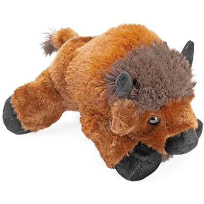WILD REPUBLIC Hug´EMS Doudou Bison, Peluche 18 cm, 16267, Multicolore WILD REPUBLIC Hug´EMS Doudou Bison, Peluche 18 cm, 16267, Multicolore