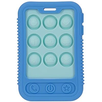 Nuby Giggle Bytes Jouet Sensorielle Dentition en forme Téléphone Bleu Convient dès 3 mois Nuby Giggle Bytes Jouet Sensorielle Dentition en forme Téléphone Bleu Convient dès 3 mois