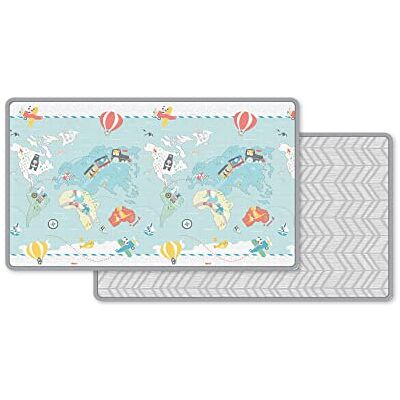 Skip Hop Tapis de jeu réversible Little Travellers, gris Skip Hop Tapis de jeu réversible Little Travellers, gris