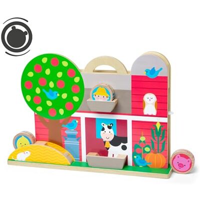 Melissa & Doug GO Tots La Grange des Roulés-Boulés Jeu D'Eveil Jouet en Bois Jouet D'Activité, De Développement Et Apprentissage Cadeau Enfant 1 an Et + - Melissa & Doug GO Tots La Grange des Roulés-Boulés Jeu D'Eveil Jouet en Bois Jouet D'Activité, De Développement Et Apprentissage Cadeau Enfant 1 an Et + -