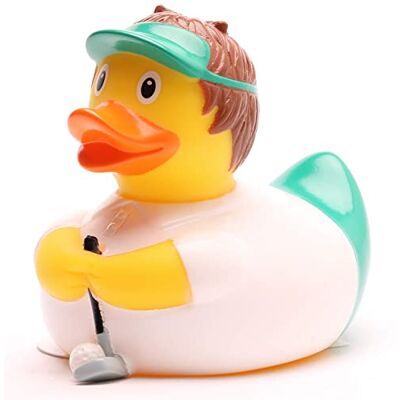 Duckshop Golf Canard de bain Canard de bano Canard de plastique L: 7,5 cm Duckshop Golf Canard de bain Canard de bano Canard de plastique L: 7,5 cm