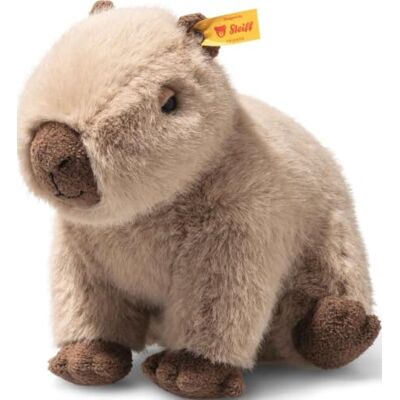 Steiff Peluche Chip le capybara, Adorable compagnon avec yeux en plastique, Enfants, garçons et filles, Friends, 23 cm, Beige, 075834 Steiff Peluche Chip le capybara, Adorable compagnon avec yeux en plastique, Enfants, garçons et filles, Friends, 23 cm, Beige, 075834