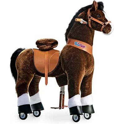 PonyCycle Authentique Classique Modèle U Cheval Marchant mécaniquement Jouet à chevaucher pour garçons (avec Frein et Son/Hauteur 108 cm/Taille 5 pour Âge 7+) Chocolat Cheval Ux521 PonyCycle Authentique Classique Modèle U Cheval Marchant mécaniquement Jouet à chevaucher pour garçons (avec Frein et Son/Hauteur 108 cm/Taille 5 pour Âge 7+) Chocolat Cheval Ux521