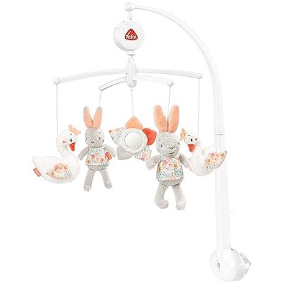 Fehn Mobile musical Le lac des cygnes pour aider bébé à s'endormir avec d'adorables animaux mignons boîte à musique mélodie "Le lac des cygnes" lit bébé accessoires pour bébés de 0 à 5 mois Fehn Mobile musical Le lac des cygnes pour aider bébé à s'endormir avec d'adorables animaux mignons boîte à musique mélodie "Le lac des cygnes" lit bébé accessoires pour bébés de 0 à 5 mois