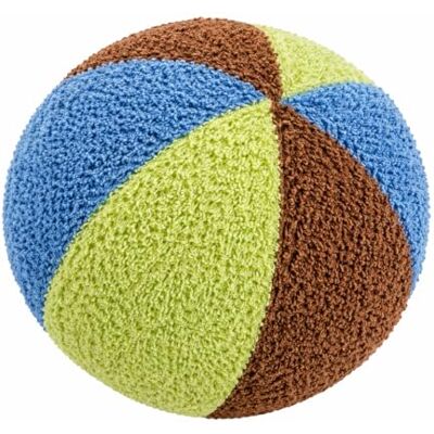 Efie Balle hochet petit – Jouet pour bébé en coton biologique, balle douce avec hochet, sans substances nocives et durable, 100 % fabriquée en Allemagne Efie Balle hochet petit – Jouet pour bébé en coton biologique, balle douce avec hochet, sans substances nocives et durable, 100 % fabriquée en Allemagne