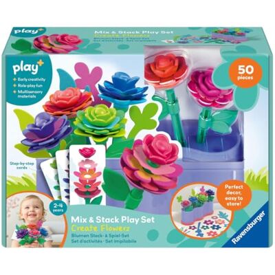 Ravensburger Play+ Blumen Steck- und Spiel-Set: Meine kreative Blütenwelt AB 2 Jahre Ravensburger Play+ Blumen Steck- und Spiel-Set: Meine kreative Blütenwelt AB 2 Jahre