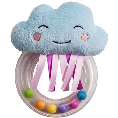 Taf Toys Cheerful Cloud nouveau-né bébé rat. Anneau sensoriel en peluche douce pour tout-petits avec rubans. Facile à tomber. Perles colorées. Convient aux garçons et aux filles de Birth Taf Toys Cheerful Cloud nouveau-né bébé rat. Anneau sensoriel en peluche douce pour tout-petits avec rubans. Facile à tomber. Perles colorées. Convient aux garçons et aux filles de Birth