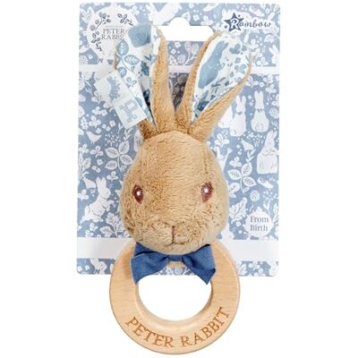 Rainbow Designs Hochet anneau en bois : Peter Rabbit Signature Collection Rainbow Designs Hochet anneau en bois : Peter Rabbit Signature Collection