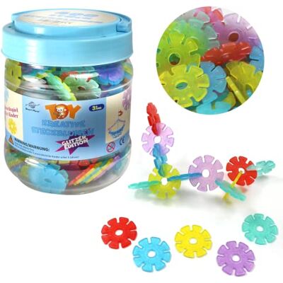 Smart-Planet Lot de 400 fleurs enfichables à paillettes dans une boîte Flocons de neige à planter 3,3 cm Jouet Montessori Jouet éducatif Blocs de construction à emboîter À partir de 3 ans Smart-Planet Lot de 400 fleurs enfichables à paillettes dans une boîte Flocons de neige à planter 3,3 cm Jouet Montessori Jouet éducatif Blocs de construction à emboîter À partir de 3 ans