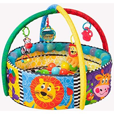 Playgro 0184007 Piscine à balles et tapis de jeu 4 en 1, Multicolore Playgro 0184007 Piscine à balles et tapis de jeu 4 en 1, Multicolore