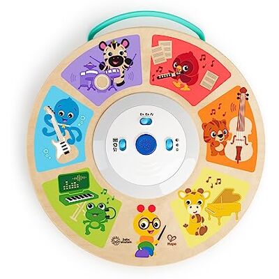 Baby Einstein , Hape, Cal's Smart Sounds Symphony Magic Touch Jouet d'activité électronique en bois 3 langues (anglais, français et espagnol), 3 modes, 6 mois et plus Baby Einstein , Hape, Cal's Smart Sounds Symphony Magic Touch Jouet d'activité électronique en bois 3 langues (anglais, français et espagnol), 3 modes, 6 mois et plus