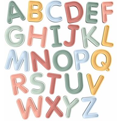Inspire My Play 26 lettres majuscules en silicone pour jeu d'orthographe enfant Lettres de bain alphabet Jeu ABC d'orthographe Dès 3 ans Lots en minuscules ou caractères mixtes Inspire My Play 26 lettres majuscules en silicone pour jeu d'orthographe enfant Lettres de bain alphabet Jeu ABC d'orthographe Dès 3 ans Lots en minuscules ou caractères mixtes