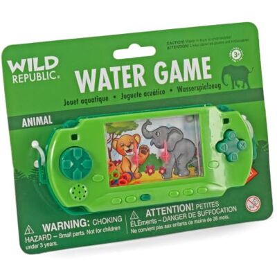 WILD REPUBLIC Water Game, Jeu Éléphant et Lion Design, Idée Cadeau pour Enfants, Jeux d’Eau, Idéal pour des Heures de Jeu en Toute Autonomie, Cuddlekins, 15 cm WILD REPUBLIC Water Game, Jeu Éléphant et Lion Design, Idée Cadeau pour Enfants, Jeux d’Eau, Idéal pour des Heures de Jeu en Toute Autonomie, Cuddlekins, 15 cm