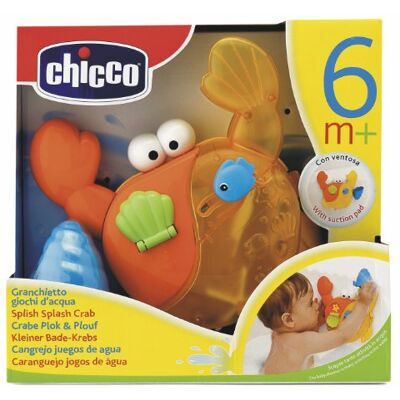 Chicco Eveil Jouet de bain Crabe Plock et Plouf Chicco Eveil Jouet de bain Crabe Plock et Plouf